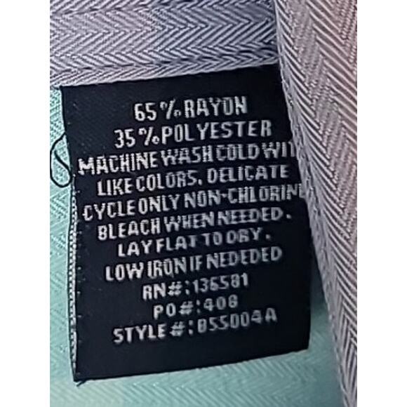 Nat Nast Men’s Button Up Shirt Medium Blue Short Sleeve Casual Resort Style - Picture 6 of 6